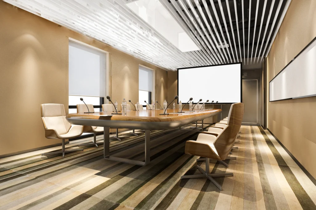 3d rendering business meeting room office building
